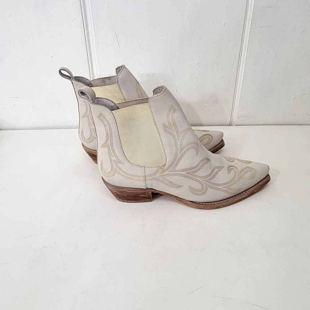 Free People Wayward Western Ankle Boots Women's 8 1/2 - Picture 3 of 8